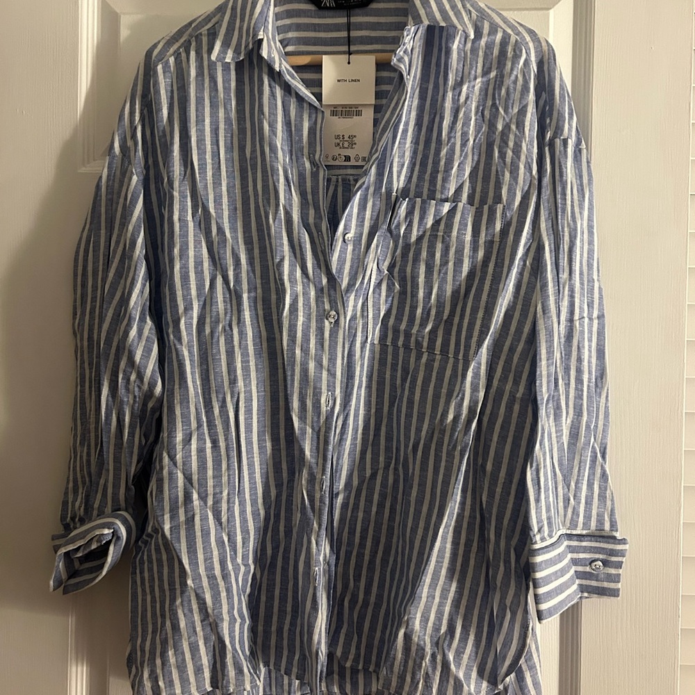 Blue Striped Shirt